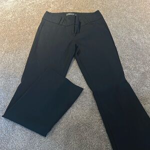 The Limited, Black low rise boot cut stretch dress pants, size 8R
